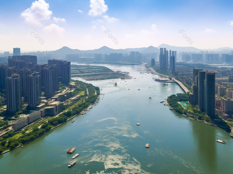 摩天大楼航拍湖南长沙城市风光,高清,摄影图,摄影图片,图片大全,摄影图免费下载